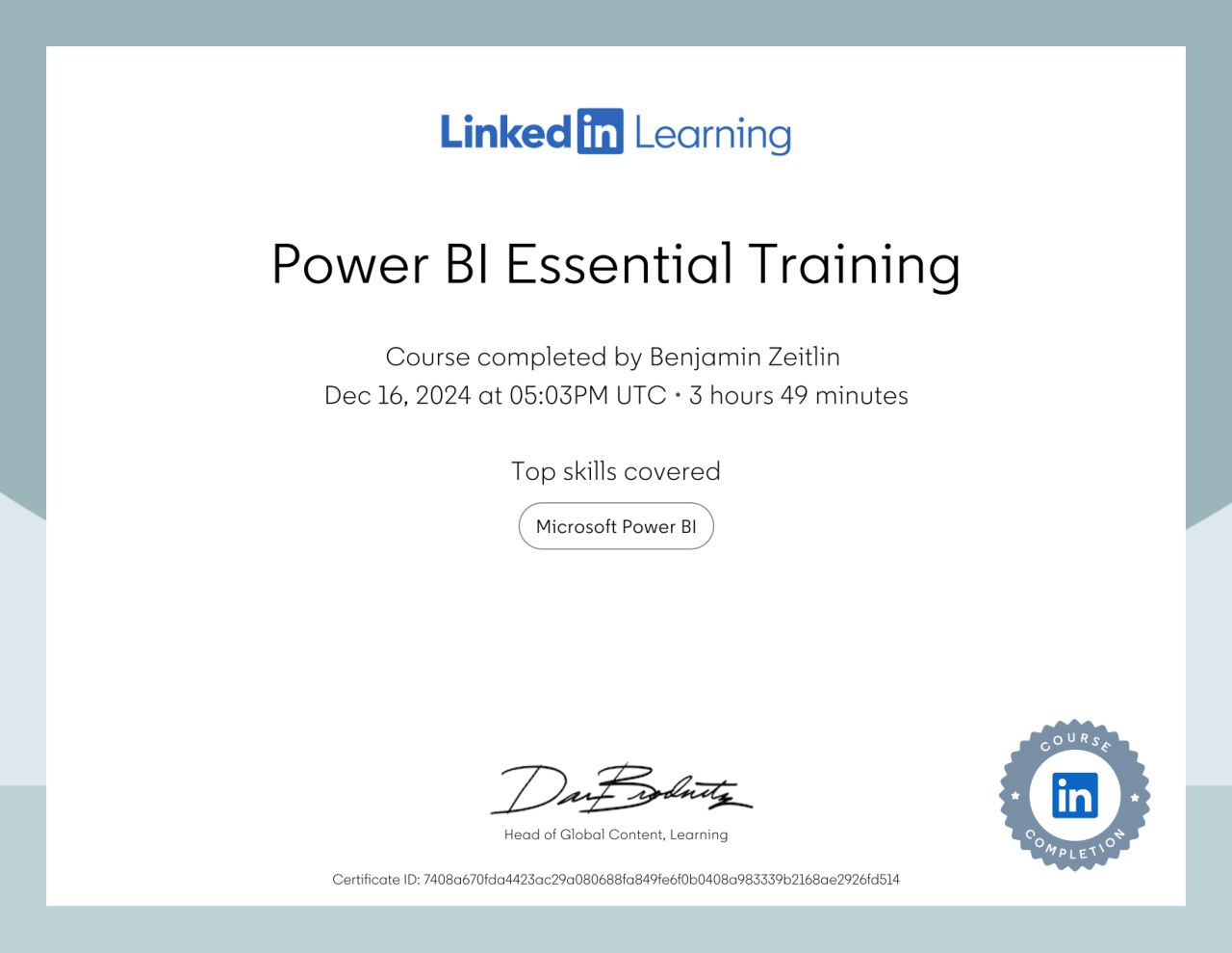 Basic PowerBi Training Course