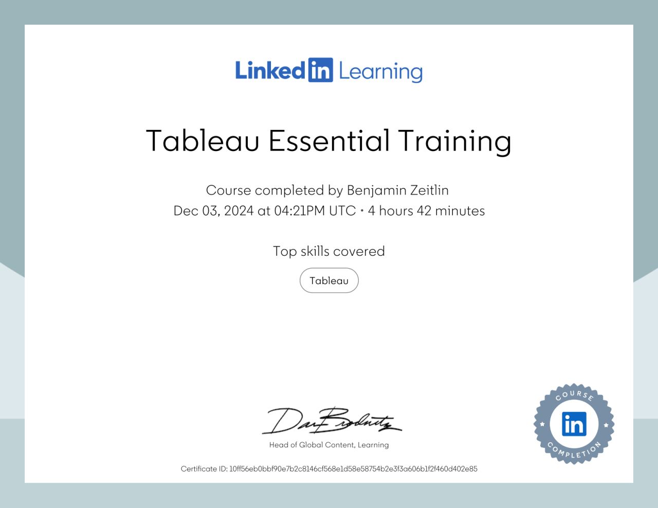 Basic Tableau Training Course